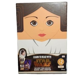 Star Wars NEW sealed Learn to read  3 book set + poster level 2